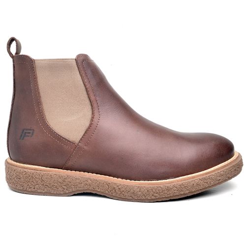 Botina Masculina Chelsea Casual Couro Legítimo Caf... - ROTA SHOES
