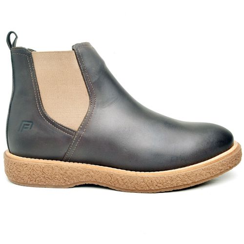 Botina Masculina Chelsea Casual Couro Legítimo Bro... - ROTA SHOES