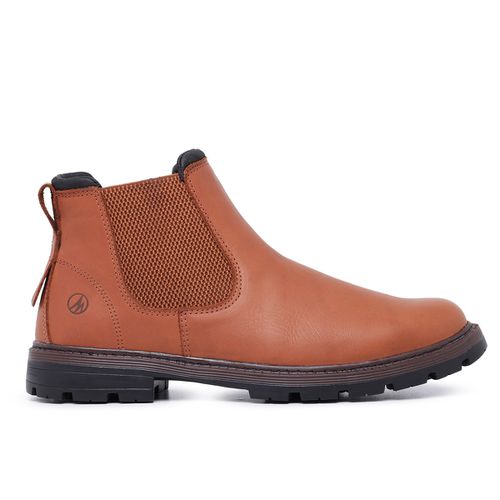 Botina Chelsea Masculina Tratorada em Couro Legíti... - ROTA SHOES