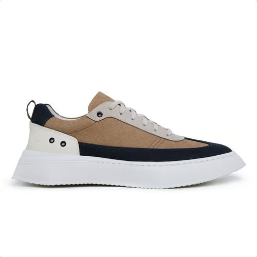 Tênis Masculino Casual Couro Legítimo Hollywood Ta... - ROTA SHOES