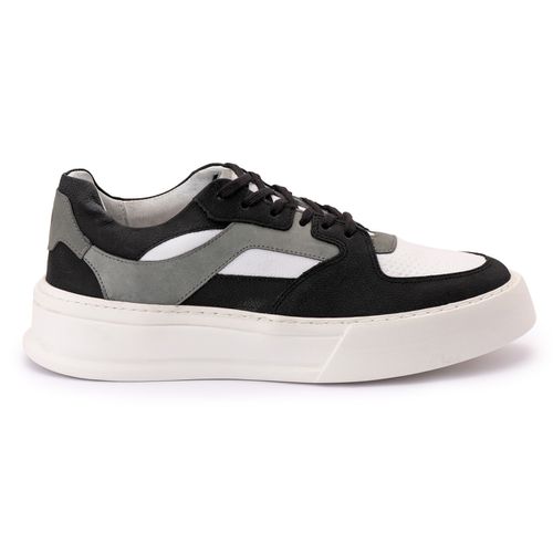 Tênis Sneaker Masculino Casual Couro Legítimo Yoko... - ROTA SHOES