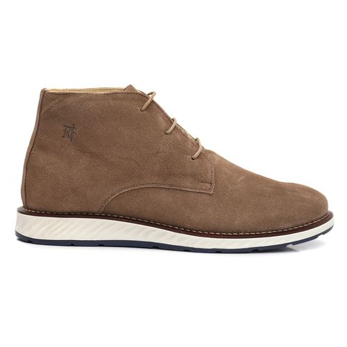 Bota Masculina Ankle Boot Couro Legítimo Nevada CInza