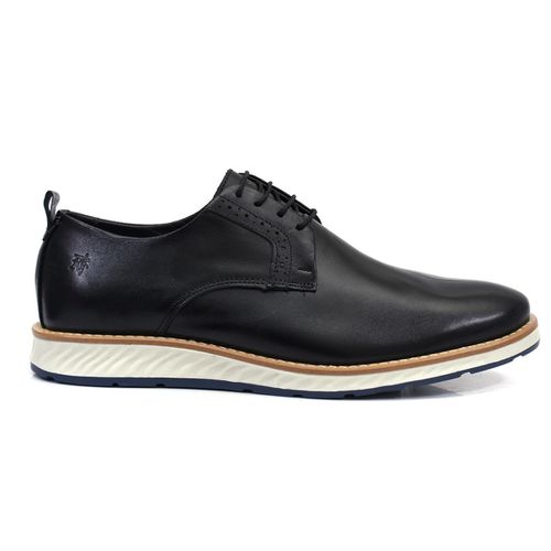 Sapato Masculino Derby Elite New York em Couro Leg...