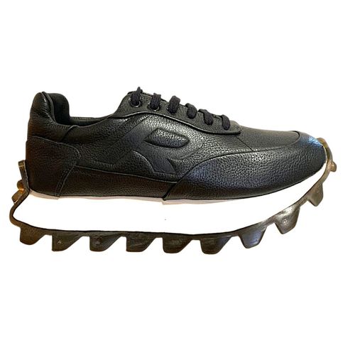 Tênis Masculino Tratorado Casual Couro Legítimo Bl... - ROTA SHOES