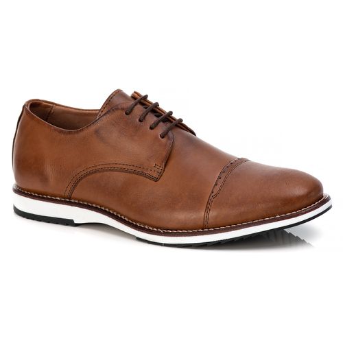 Sapato Masculino Derby Milão em Couro Legítimo Cas... - ROTA SHOES