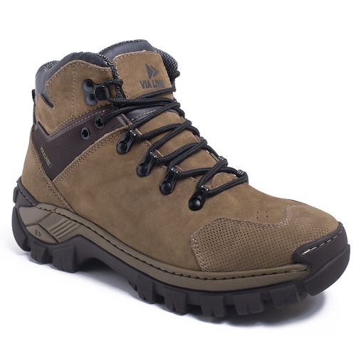 Bota Coturno Cano Médio Couro Legítimo Colorado Ar... - ROTA SHOES