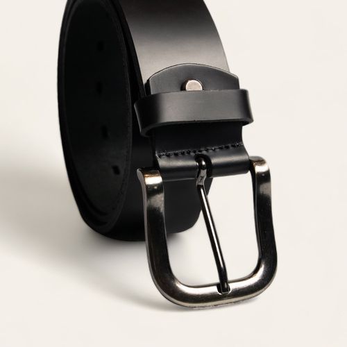 Cinto Casual Liso Preto 