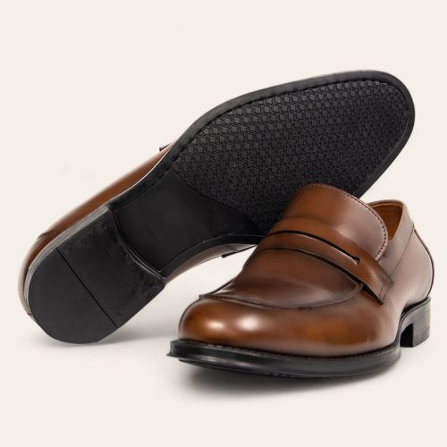 Sapato Social Penny Loafer Damasco