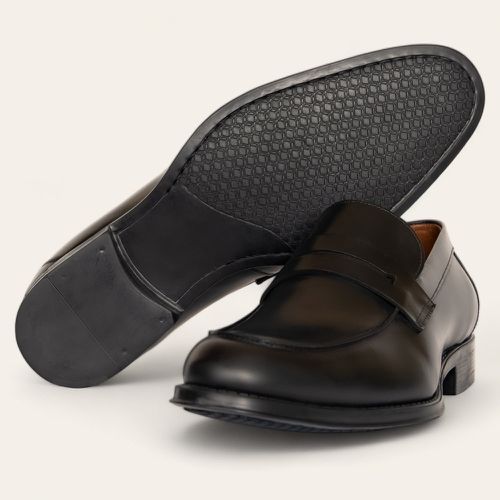 Sapato Social Penny Loafer Preto