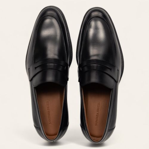 Sapato Social Penny Loafer Preto