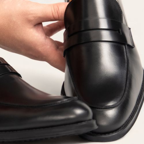 Sapato Social Penny Loafer Preto