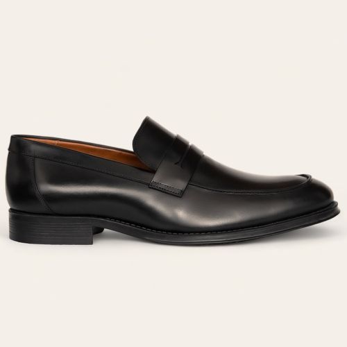 Sapato Social Penny Loafer Preto
