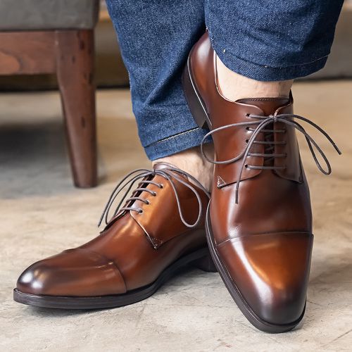 Sapato Social Derby Whisky 