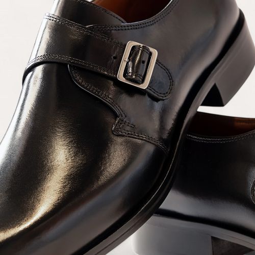 Sapato Social Monk Preto 