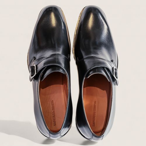 Sapato Social Monk Preto 