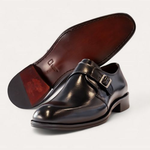 Sapato Social Monk Preto 