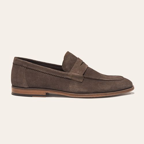 Sapato Casual Penny Loafer Café 