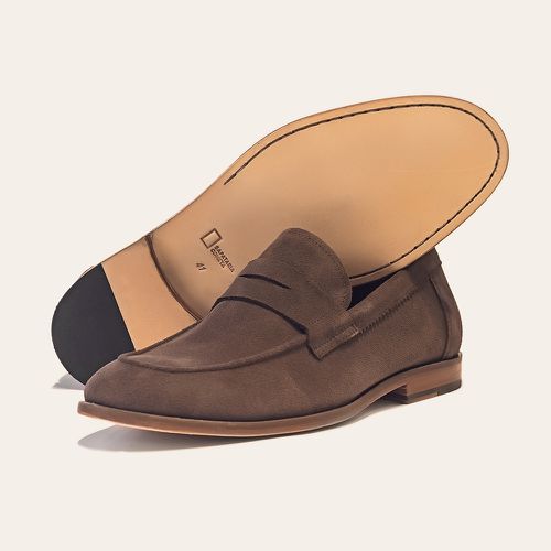 Sapato Casual Penny Loafer Café 