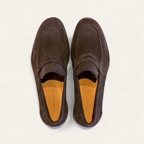 Sapato Casual Penny Loafer Café 