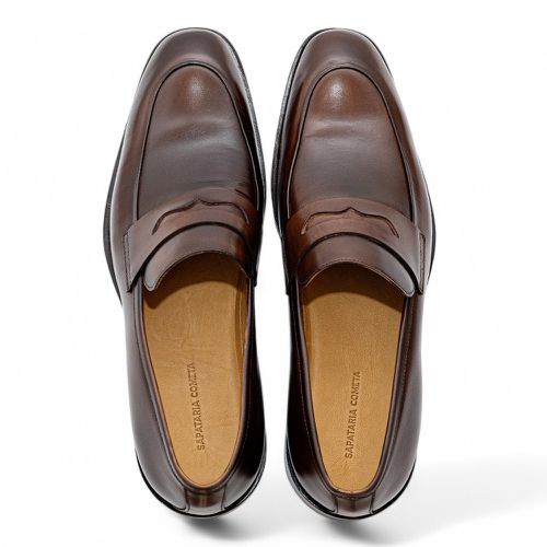 Sapato Social Penny Loafer Chocolate