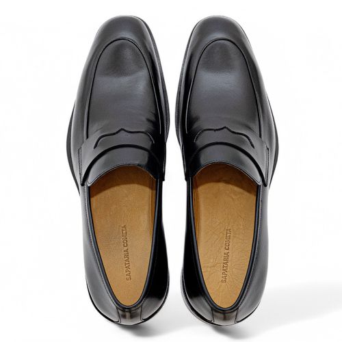 Sapato Social Penny Loafer Preto