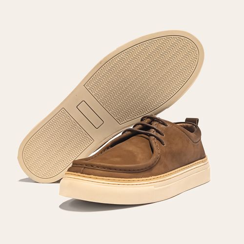 Casual Derby Wallabee Conhaque 