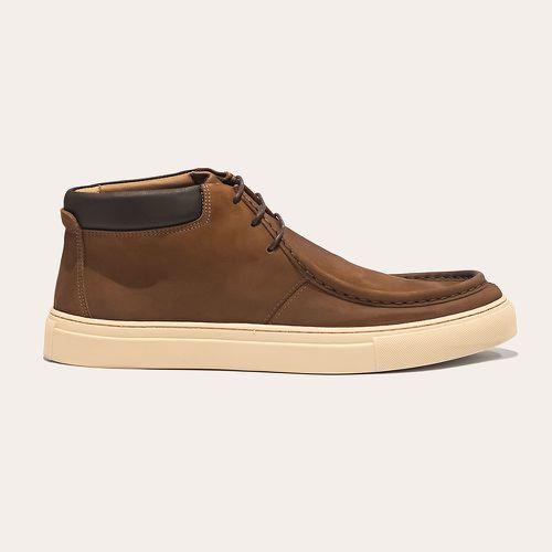 Casual Abontinado Derby Wallabee Conhaque