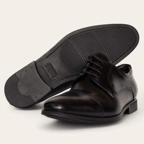 Sapato Social De Amarrar Preto