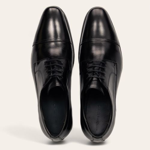 Sapato Social De Amarrar Preto