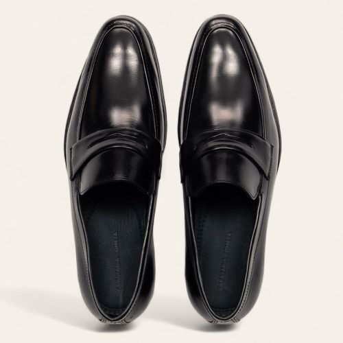 Sapato Social Penny Loafer Preto