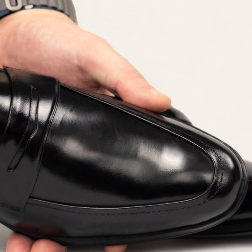 Sapato Social Penny Loafer Preto