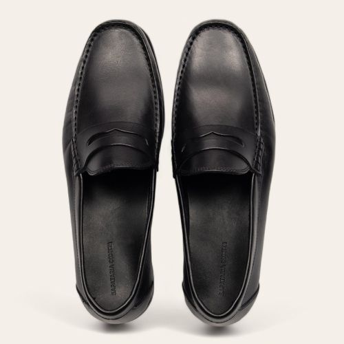 Sapato Mocassim Penny Loafer Preto 