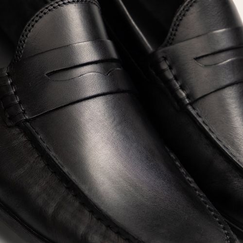 Sapato Mocassim Penny Loafer Preto 