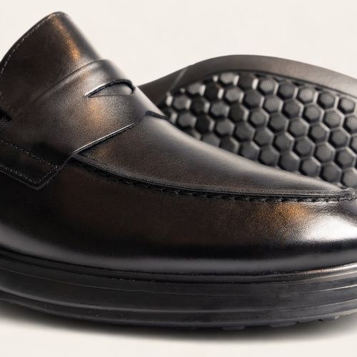 Sapato Casual Penny Loafer Preto