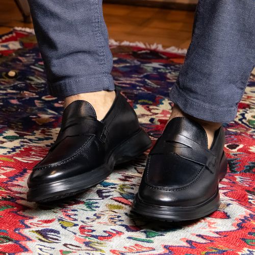 Sapato Casual Penny Loafer Preto