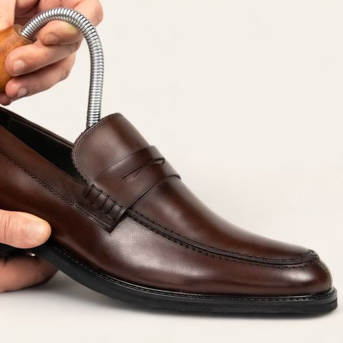 Sapato Social Penny Loafer Pinhão