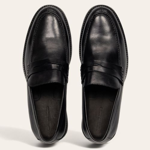 Sapato Social Penny Loafer Preto