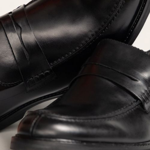 Sapato Social Penny Loafer Preto