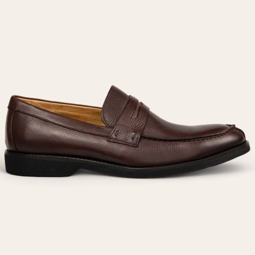Sapato Casual Penny Loafer Café