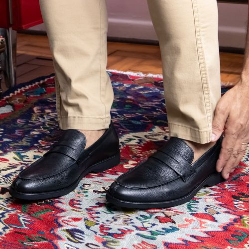 Sapato Casual Penny Loafer Preto