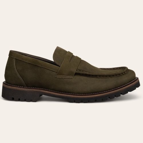 Sapato Casual Penny Loafer Tratorado Alecrim