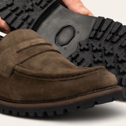 Sapato Casual Penny Loafer Tratorado Café