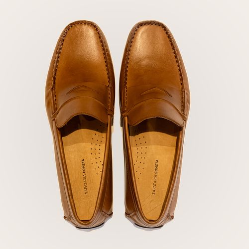 Sapato Casual Drive Penny Loafer Whisky