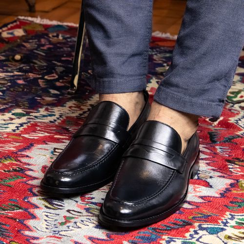 Sapato Social Penny Loafer Preto
