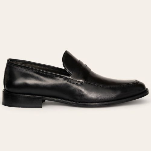 Sapato Social Penny Loafer Preto