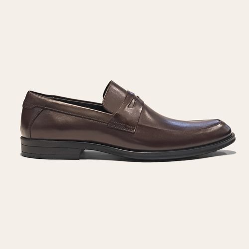 Sapato Social Penny Loafer Café