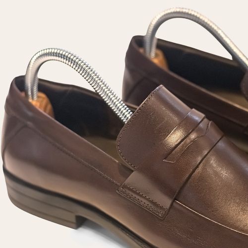 Sapato Social Penny Loafer Café
