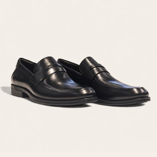 Sapato Social Penny Loafer Preto