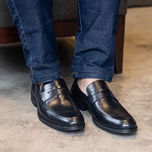 Sapato Social Penny Loafer Preto