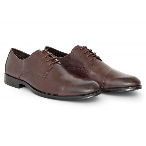 Sapato Social Derby De Amarrar Café